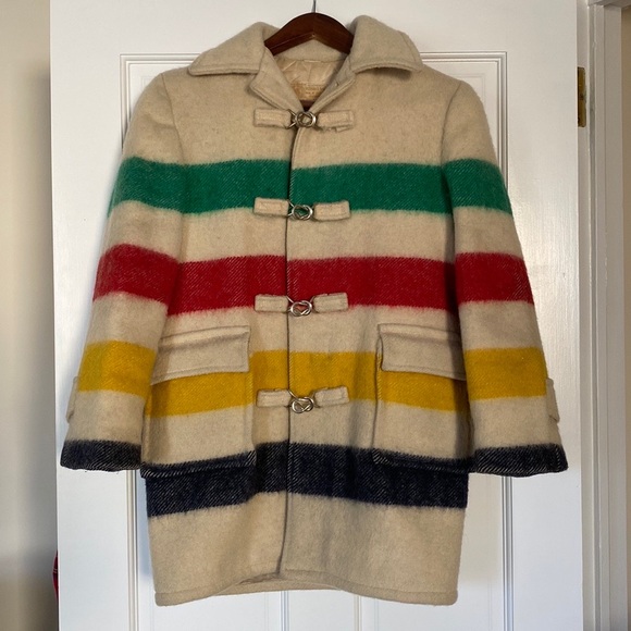 Vintage Original Hudson’s Bay Wool Toggle Coat XS/S - Picture 1 of 5